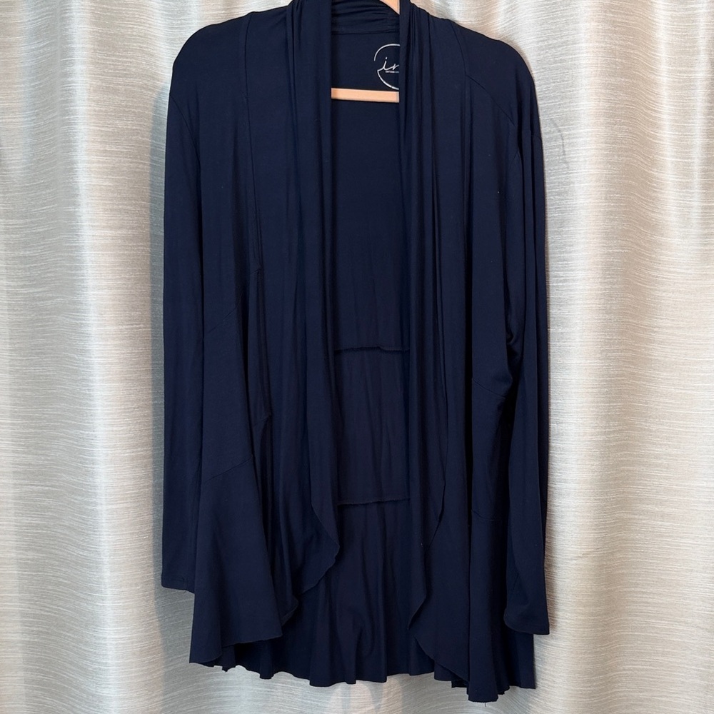 INC International Concepts Navy Blue Women's Top